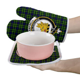 Campbell Of Breadalbane Modern Tartan Crest Oven Mitt And Pot Holder (2 Oven Mitts + 1 Pot Holder)